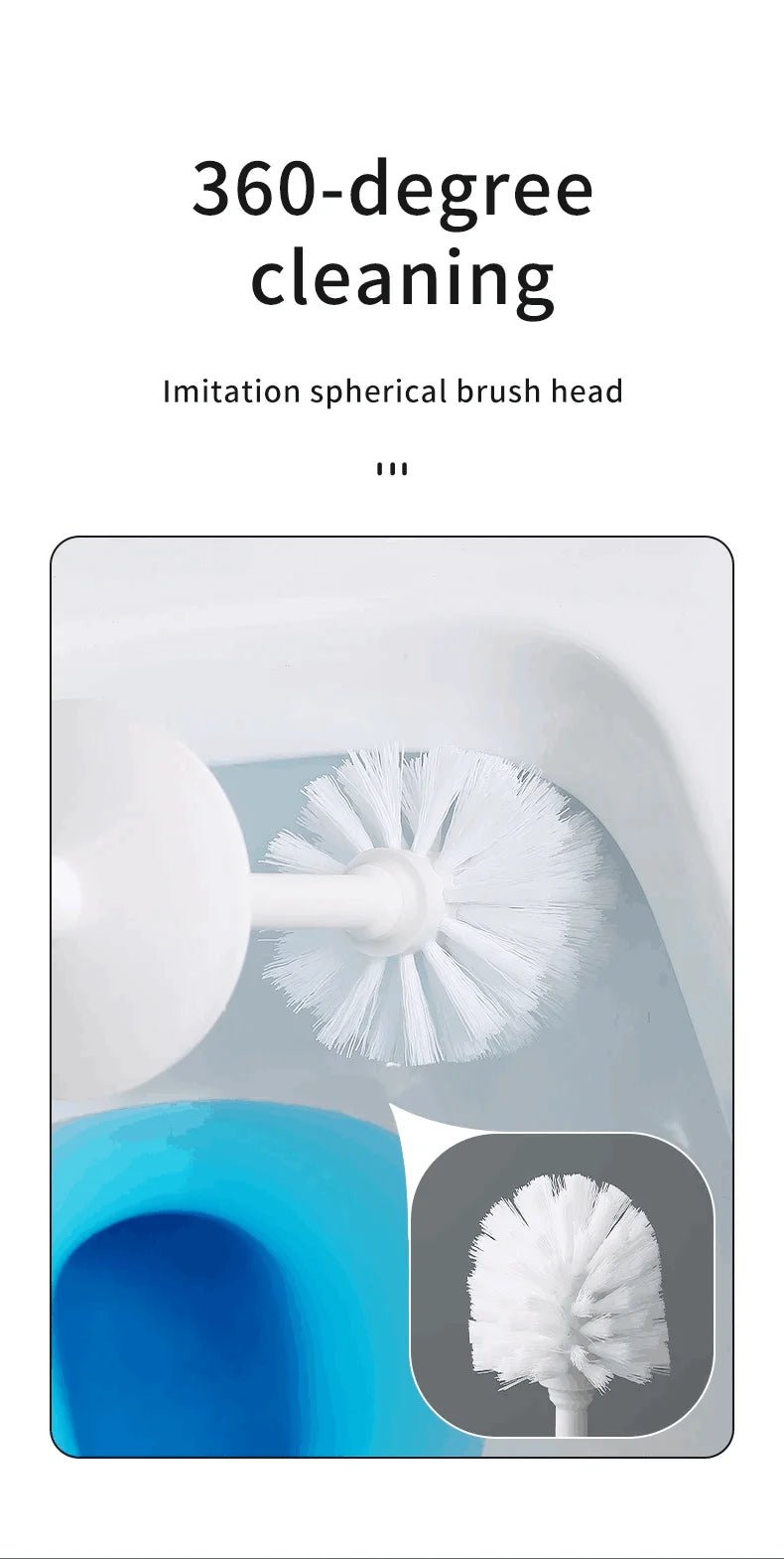 Bộ Chổi Cọ Nhà Vệ Sinh Siêu Dài Đầu Mềm Linh Hoạt - Daisan Store