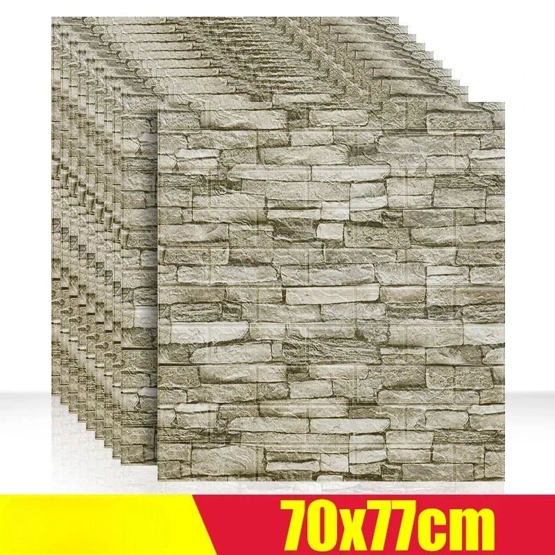 Bộ Dán Tường 3D Foam Gạch Chống Nước Tự Dính 1 5 12 Miếng - Daisan Store