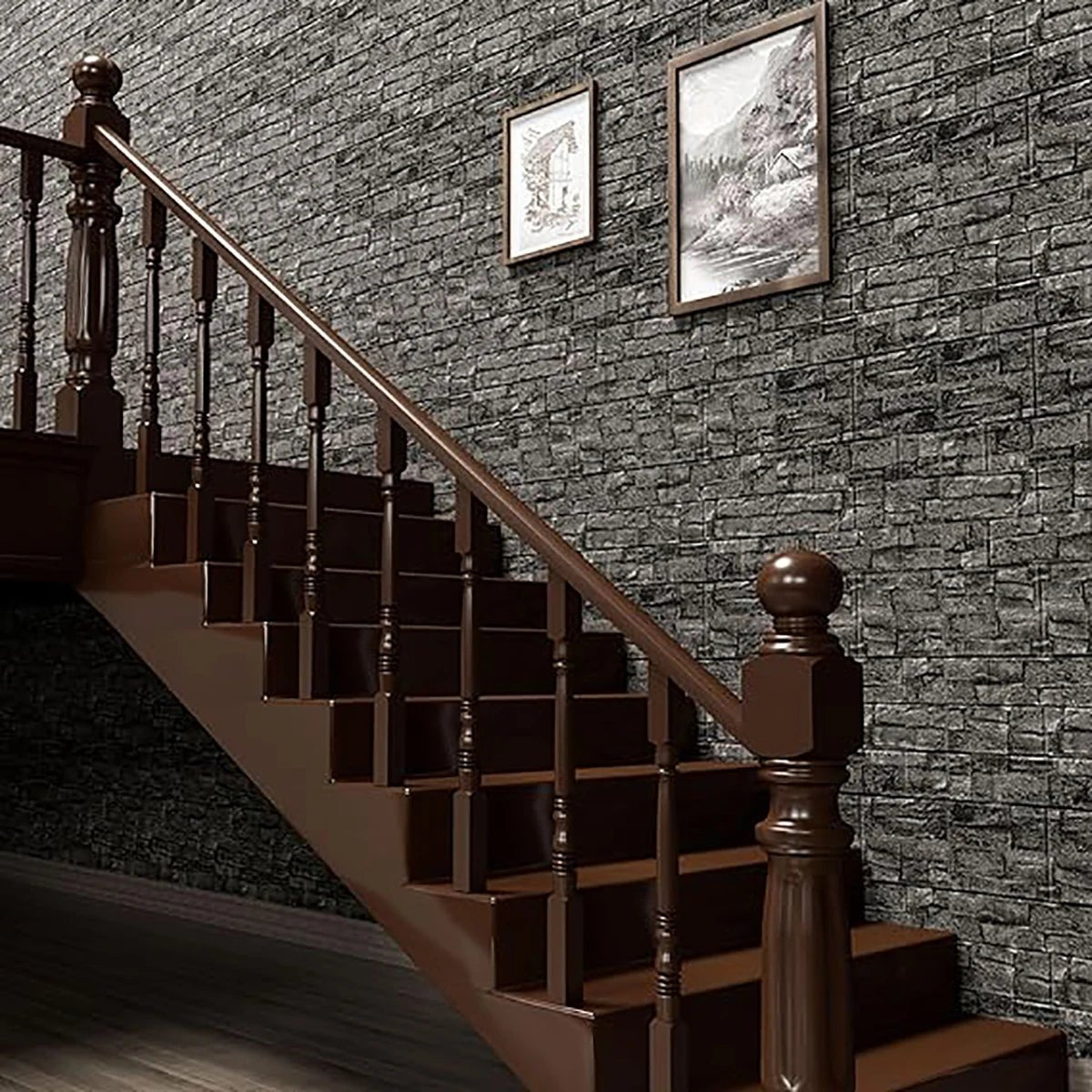 Bộ Dán Tường Gạch 3D 35x38 Cm Chống Nước 5 15 30 Miếng - Daisan Store