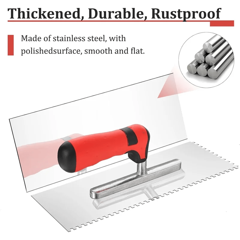 Bộ Dao Trát Gạch Inox 4 Món Cho Lát Tường Sàn Chất Lượng - Daisan Store