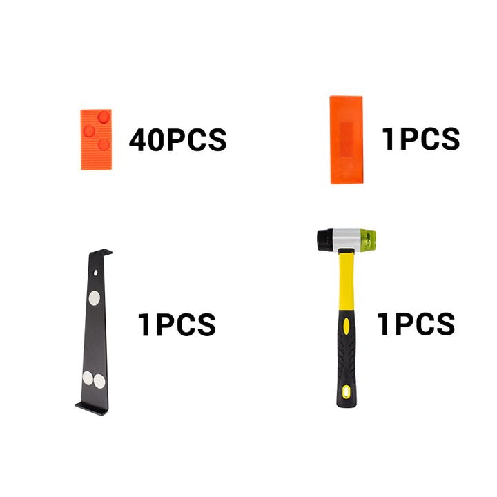 Bộ dụng cụ lắp đặt sàn gỗ hiện đại 43 món chuyên nghiệp 40mm - Daisan Store