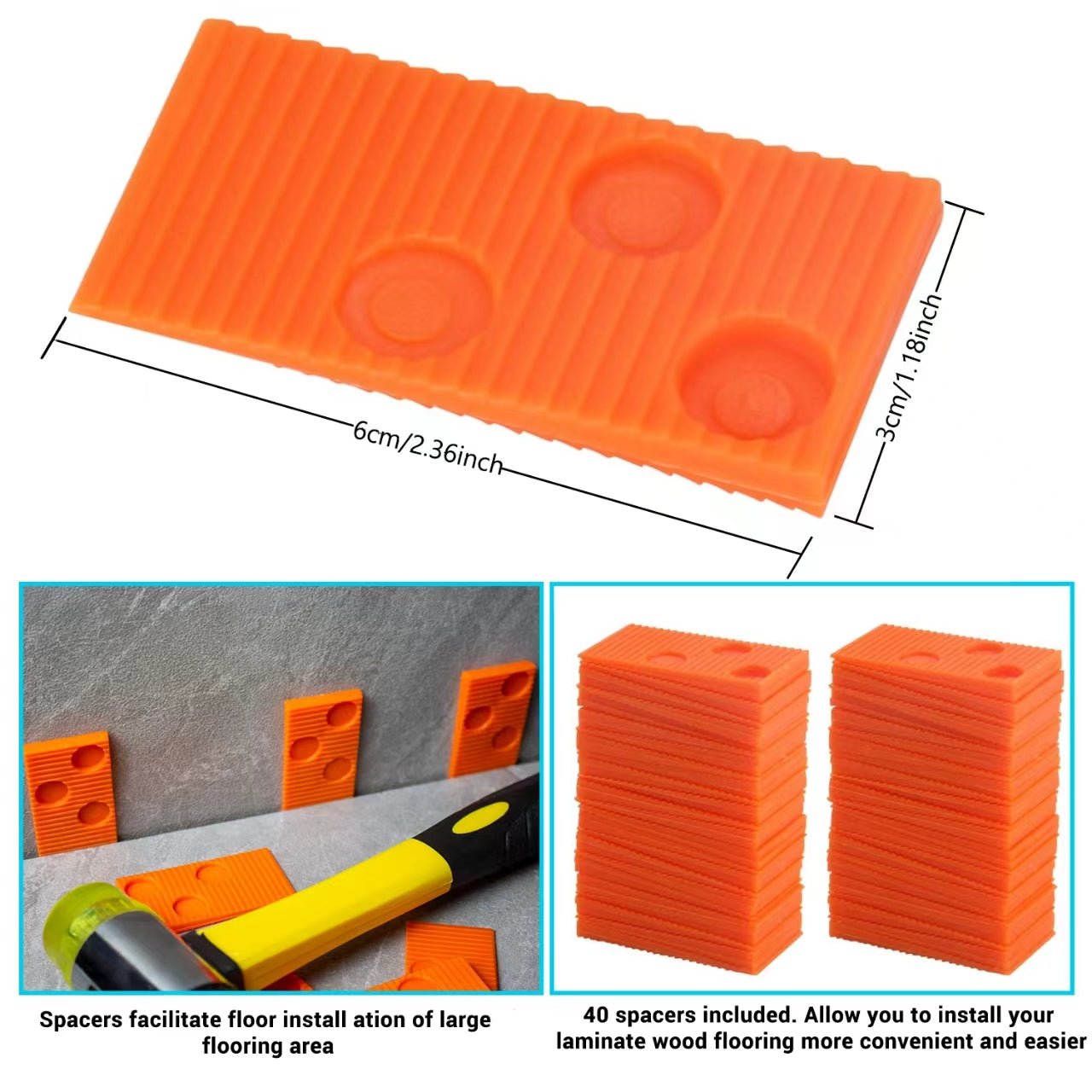 Bộ dụng cụ lắp đặt sàn gỗ hiện đại 43 món chuyên nghiệp 40mm - Daisan Store