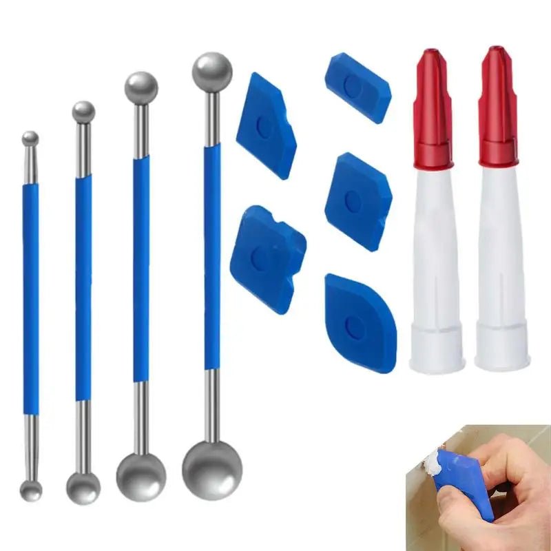 Bộ Dụng Cụ Loại Bỏ Keo Silicone & Gạt Mạch Kính - Daisan Store