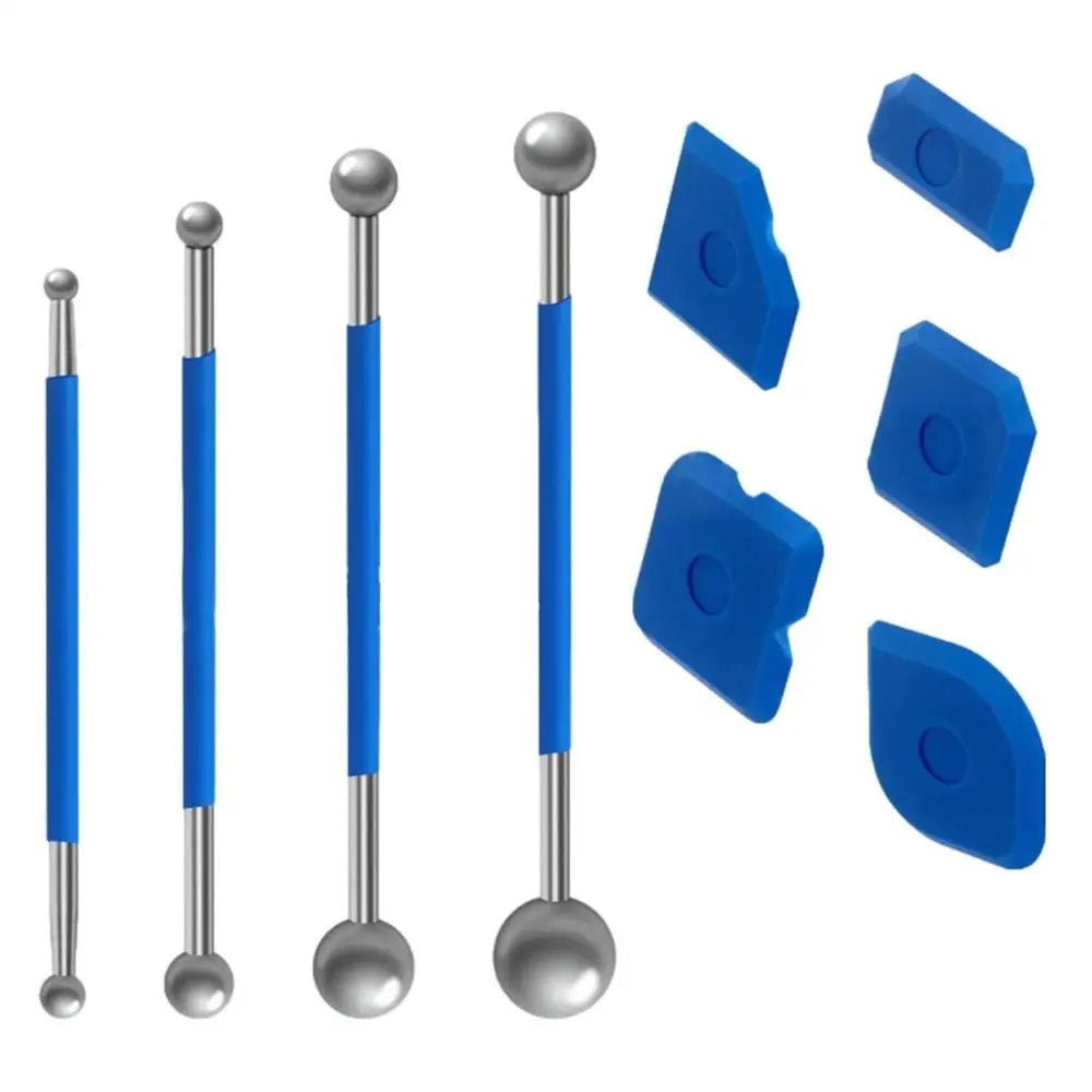 Bộ Dụng Cụ Loại Bỏ Keo Silicone & Gạt Mạch Kính - Daisan Store