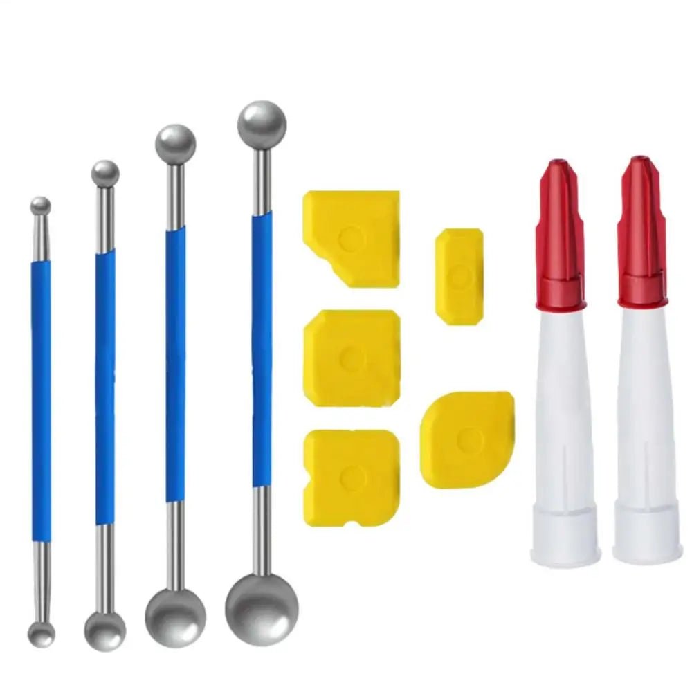 Bộ Dụng Cụ Loại Bỏ Keo Silicone & Gạt Mạch Kính - Daisan Store