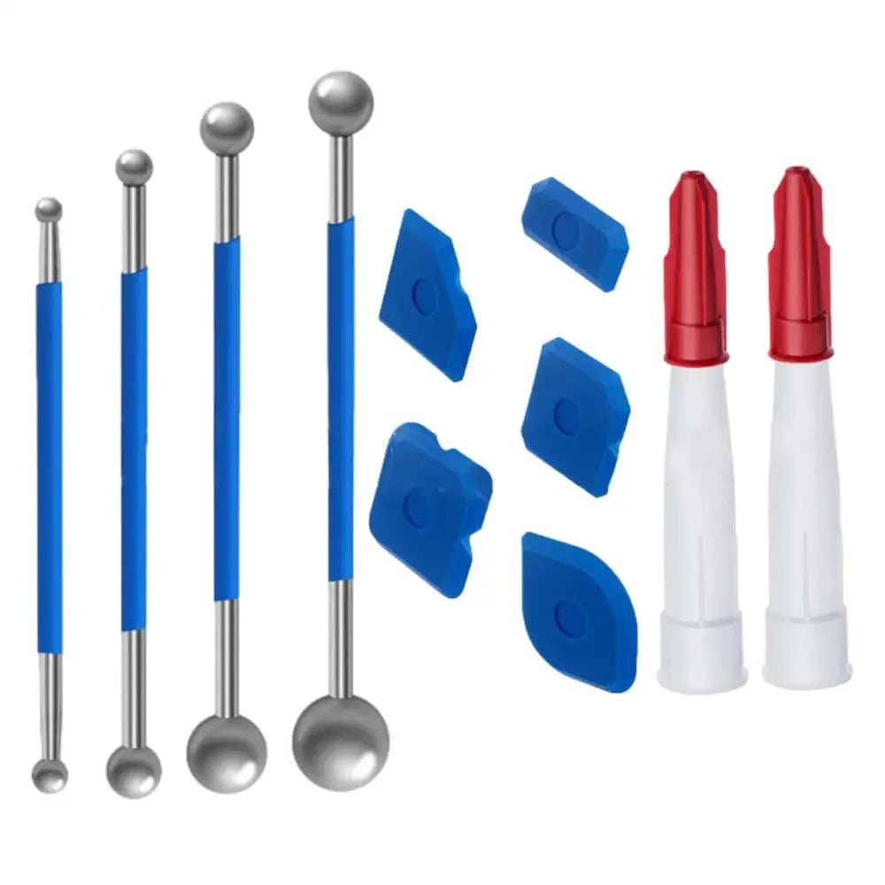 Bộ Dụng Cụ Loại Bỏ Keo Silicone & Gạt Mạch Kính - Daisan Store