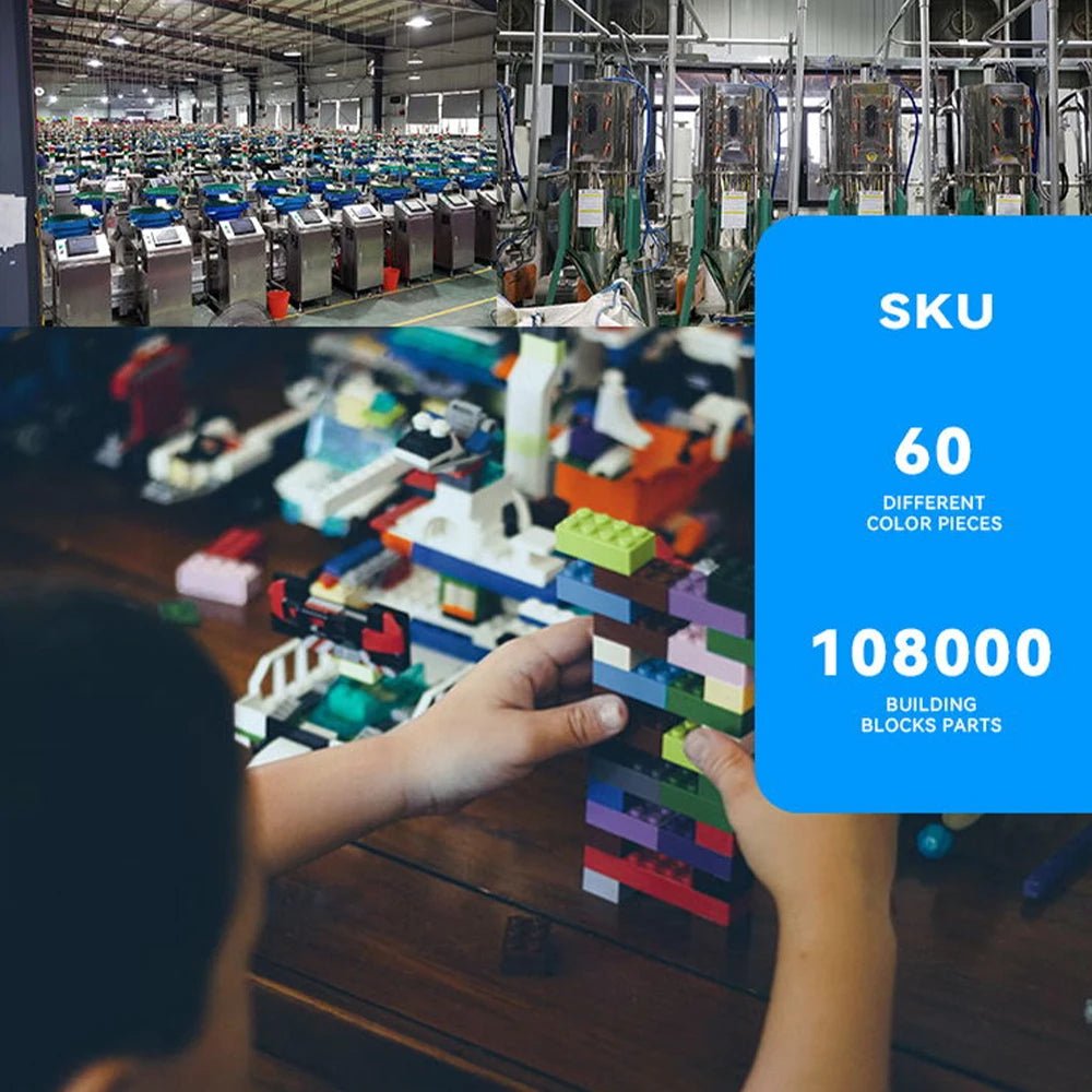 Bộ Gạch Xếp Hình Gobricks 500g Tự Do Sáng Tạo MOC - Daisan Store