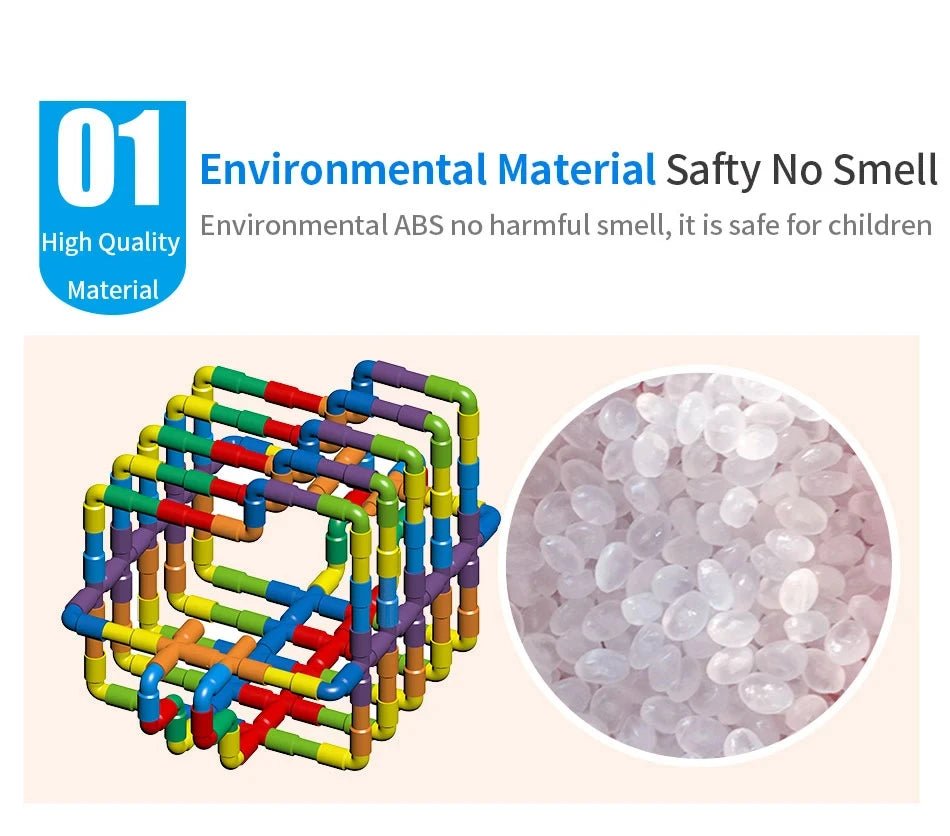 Bộ Lắp Ghép Ống Nước Sáng Tạo STEM Cho Trẻ Em - Daisan Store