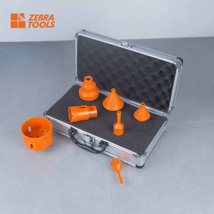 Bộ mũi khoan kim cương ren M14 7 chiếc, thép tốc độ cao 35mm - Daisan Store