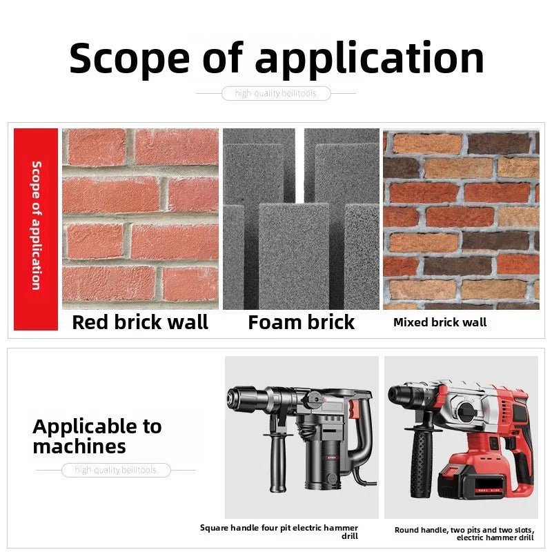 Bo Mui Khoan Pha Tuong Va Dap Cho Gach Tuong Ong Nuoc - Daisan Store