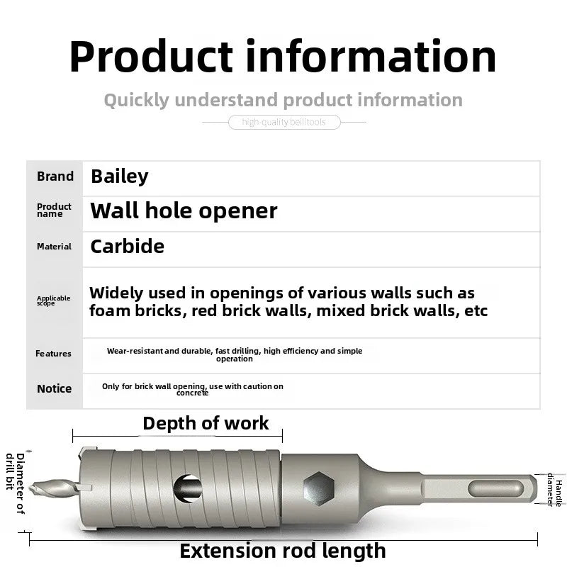 Bo Mui Khoan Pha Tuong Va Dap Cho Gach Tuong Ong Nuoc - Daisan Store