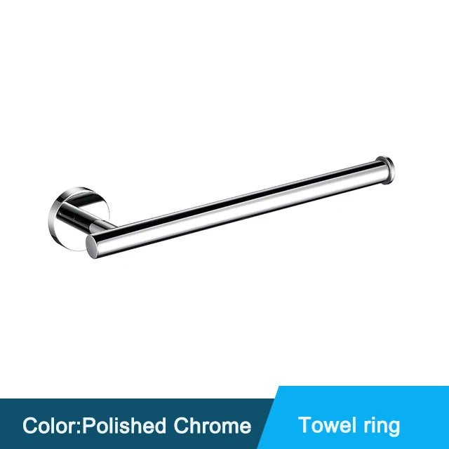 Bộ Phụ Kiện Nhà Tắm Đen Gắn Tường Inox Chống Gỉ - Daisan Store