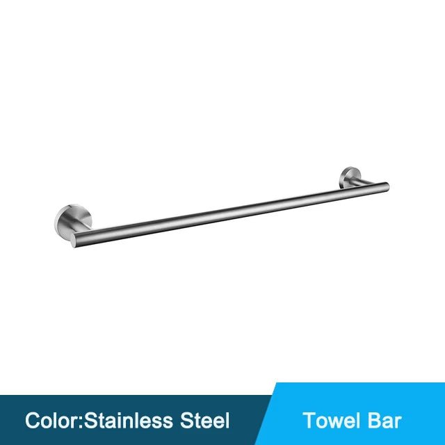 Bộ Phụ Kiện Nhà Tắm Đen Gắn Tường Inox Chống Gỉ - Daisan Store