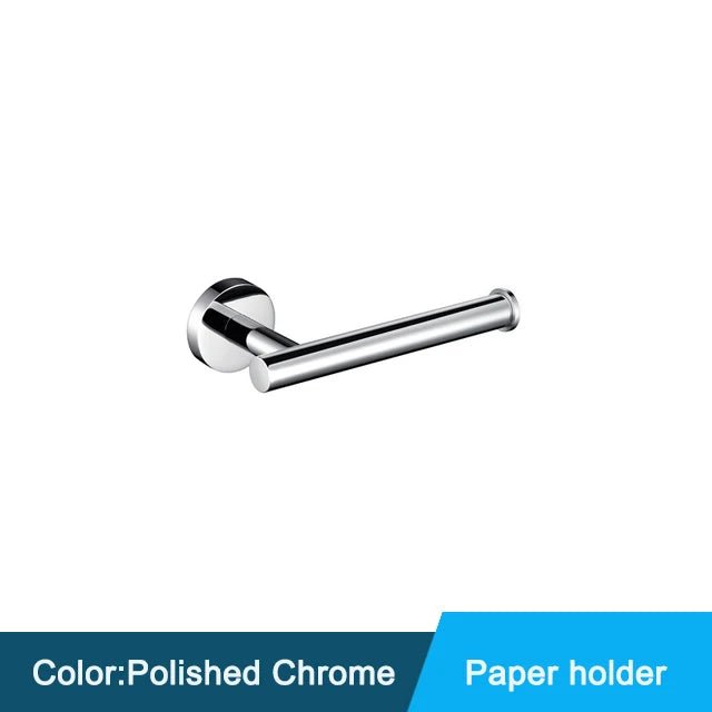 Bộ Phụ Kiện Nhà Tắm Đen Gắn Tường Inox Chống Gỉ - Daisan Store