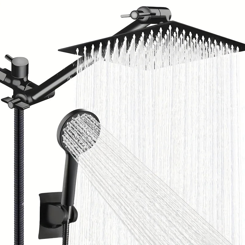 Bộ sen tắm inox áp lực ẩn cần dài kèm vòi xịt - Daisan Store