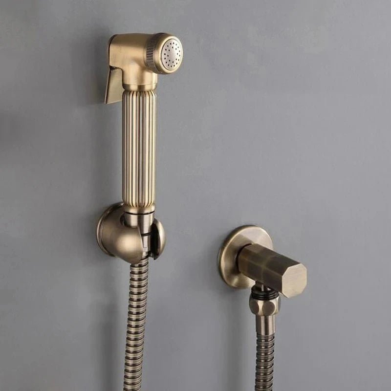 Bộ Vòi Xịt Vệ Sinh Cầm Tay Đồng Cổ Điển Tuqiu - Daisan Store