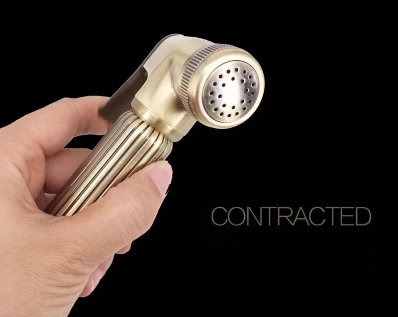 Bộ Vòi Xịt Vệ Sinh Cầm Tay Đồng Cổ Điển Tuqiu - Daisan Store