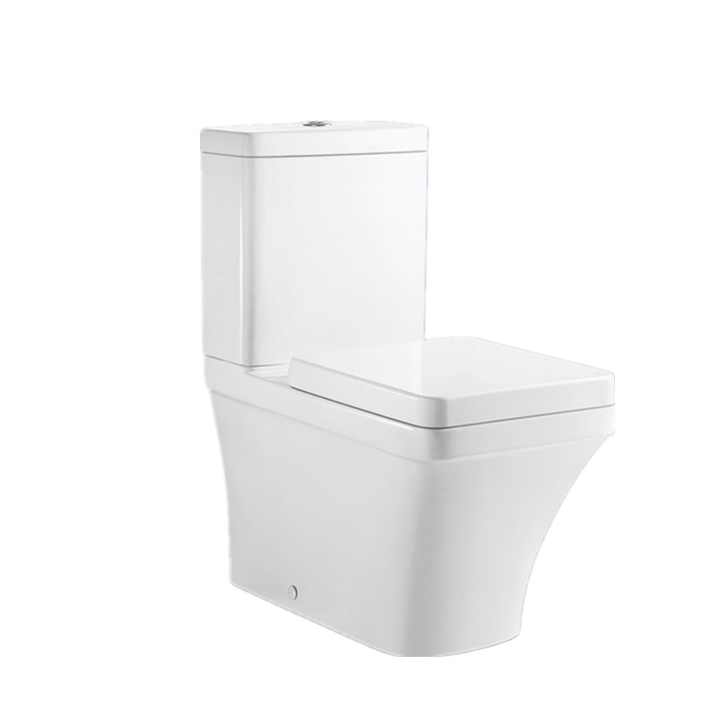 Bồn cầu hai khối Medyag bằng sứ trắng, thiết bị vệ sinh, bồn cầu xả nước P Trap, thiết kế hiện đại, có chứng chỉ CE - Daisan Store