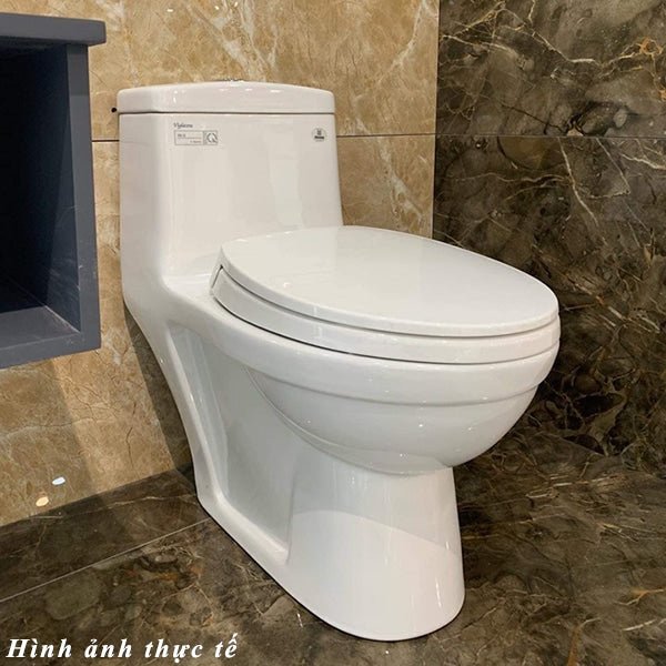 Bồn cầu liền khối Viglacera BL5 + Vòi xịt Viglacera VG826 - Daisan Store
