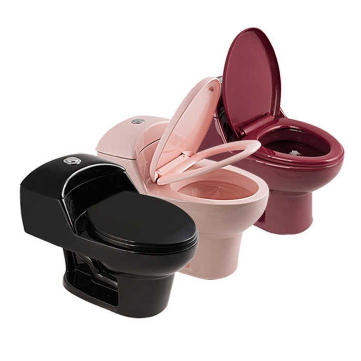 Bồn cầu Medyag hình chữ nhật dài màu ngà nhiều màu sứ một khối 300mm OEM xả kép phòng tắm vệ sinh tủ quần áo - Daisan Store