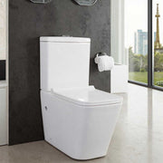 Bồn cầu sứ hiện đại, bồn cầu vệ sinh bằng sứ, bồn cầu hai khối vuông lắp sàn phòng tắm, bồn cầu cho khách sạn - Daisan Store