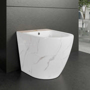 Bồn cầu thông minh bán chạy nhất Phòng tắm hiện đại Khách sạn Nhà sàn gốm gắn bồn cầu thông minh bằng đá cẩm thạch dành cho phụ nữ - Daisan Store