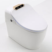 Bồn cầu thông minh bằng gốm điện một khối, bồn cầu thông minh có chức năng Bidet, nắp đóng êm cho phòng tắm - Daisan Store