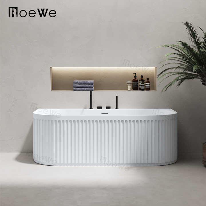 Bồn tắm đá nhựa sang trọng thiết kế mới nhất của Ý, bồn tắm ngâm mềm chất lượng cao tại Ba Lan đang được bán - Daisan Store