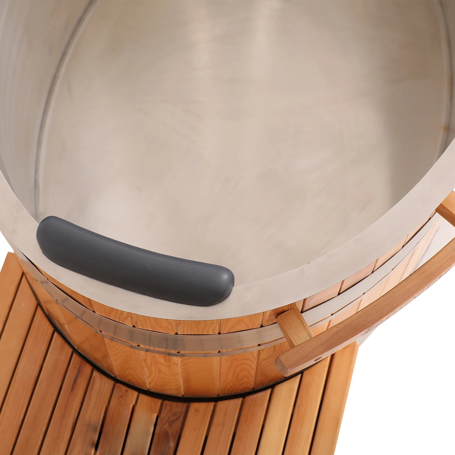 Bồn Tắm Lạnh Gỗ Cedar Đỏ Giải Nhiệt Vỏ Cách Nhiệt Đen - Daisan Store