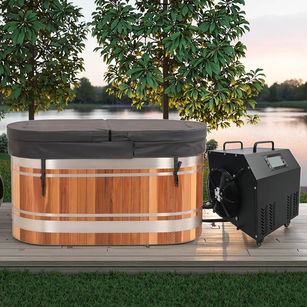 Bon Tam Ngam Da Di Dong Thiet Ke Hien Dai Go Cho 1 Nguoi - Daisan Store