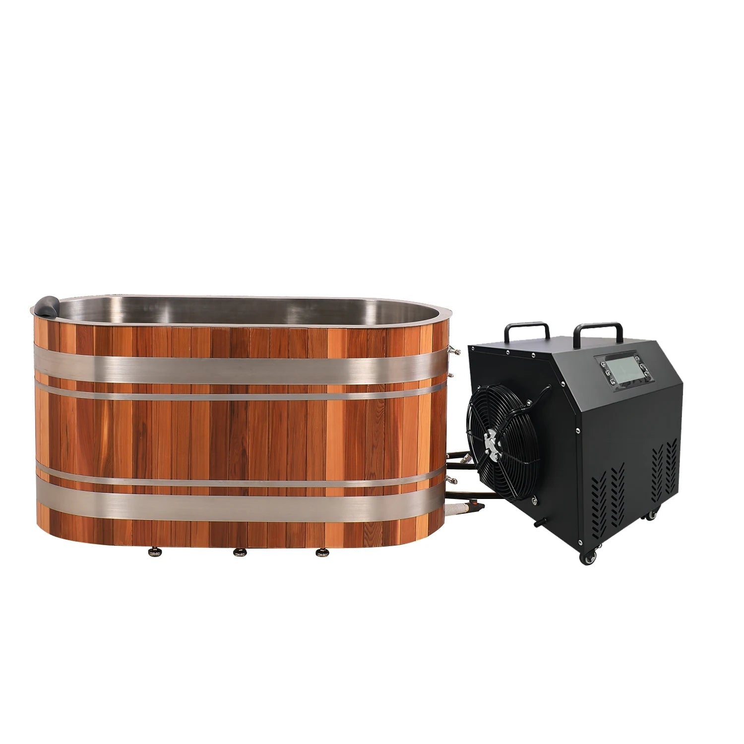 Bon Tam Ngam Da Di Dong Thiet Ke Hien Dai Go Cho 1 Nguoi - Daisan Store