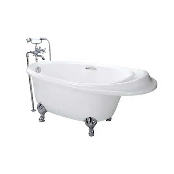 Bồn tắm ngọc trai đặt sàn bao gồm thanh tay vịn PPY1610HIPTES - Daisan Store