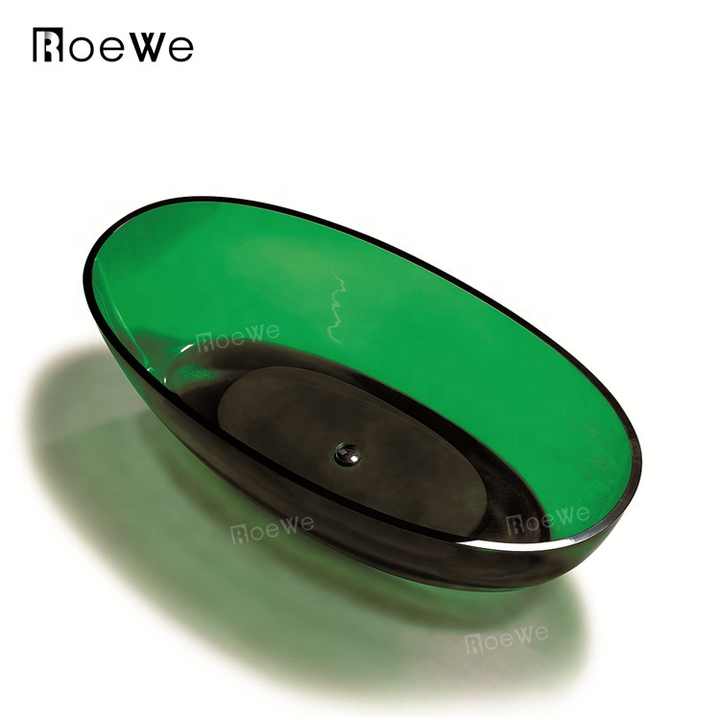 Bồn tắm nhựa trong suốt nhiều màu sắc Bồn tắm trong suốt Bồn tắm đứng bằng nhựa đặc Bồn tắm nhựa trong mờ - Daisan Store