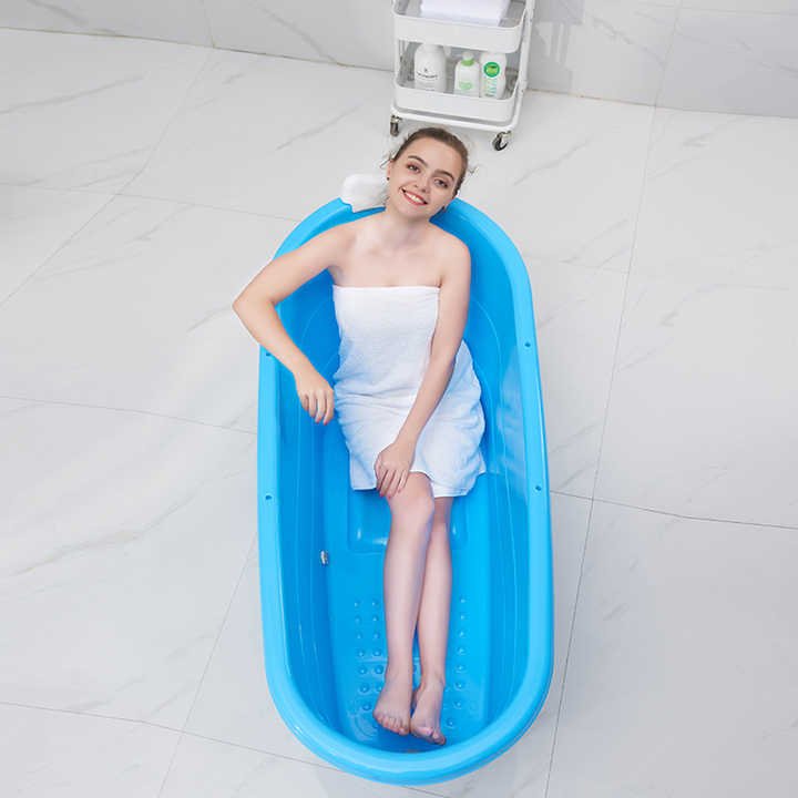 Bồn tắm thùng cỡ lớn dành cho người lớn Bồn tắm gia đình dày hơn Bồn tắm nhựa thông thường dành cho người lớn - Daisan Store