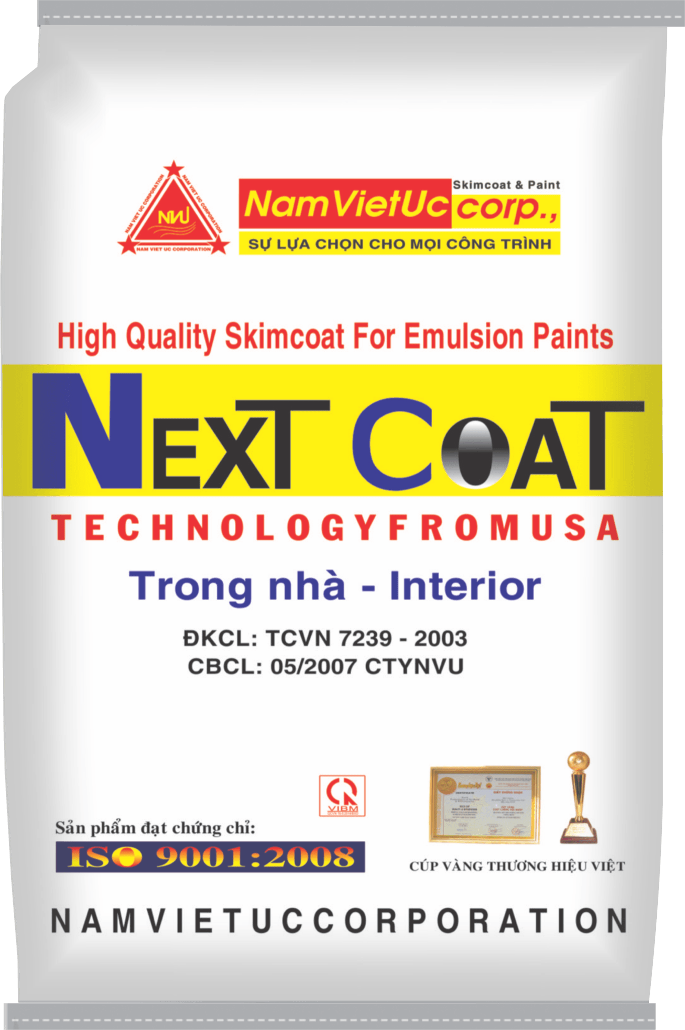 Bột Trét NEXT COAT - Giải Pháp Hoàn Hảo Nội Thất - Daisan Store