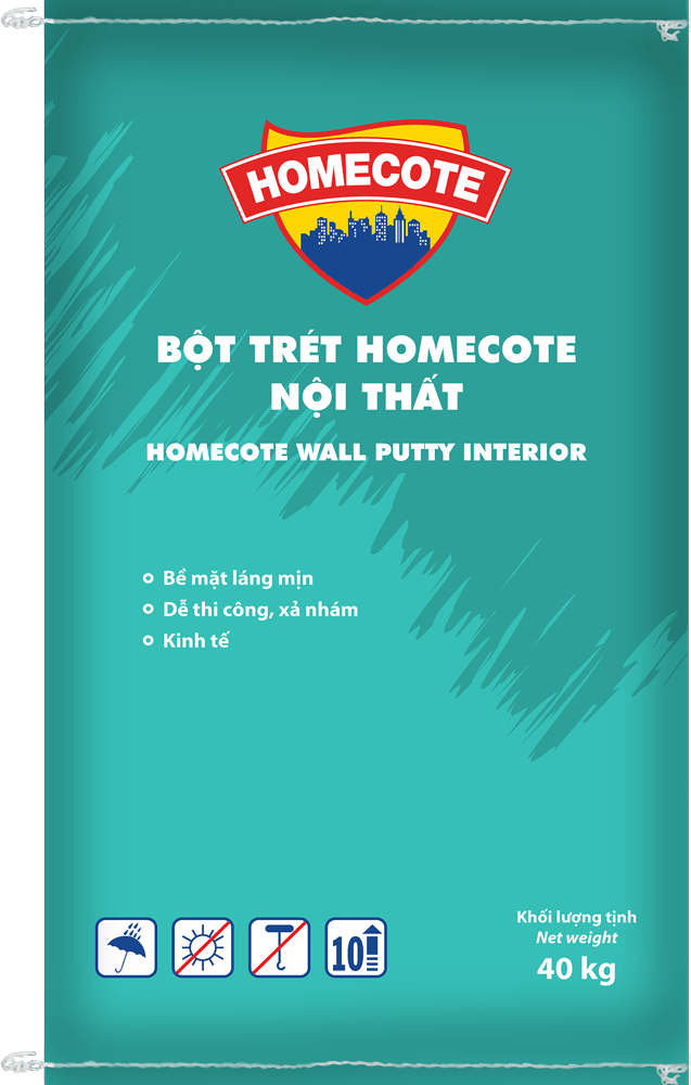 Bột trét Toa Homecote Nội Thất 40KG - Daisan Store