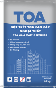 Bột trét TOA Ngoại Thất Wall Mastic Exterior 40Kg - Daisan Store