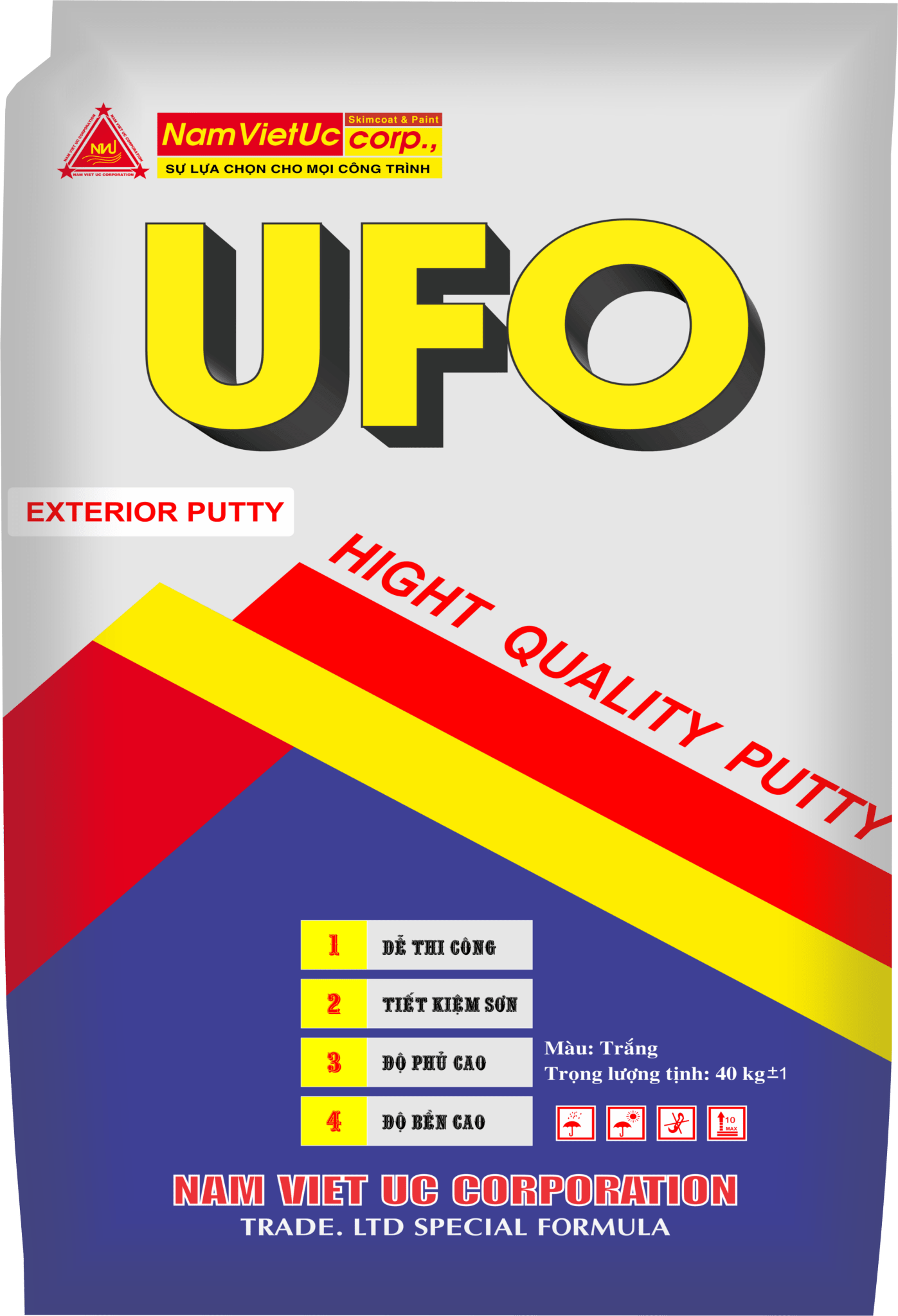 Bột Trét Tường UFO Ngoại Thất Siêu Bám Dính - Daisan Store