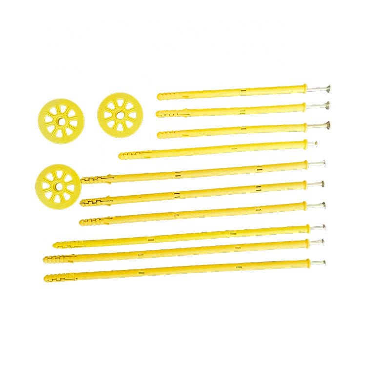 Bu lông nở nhựa 8mm tường khô màu vàng - Daisan Store