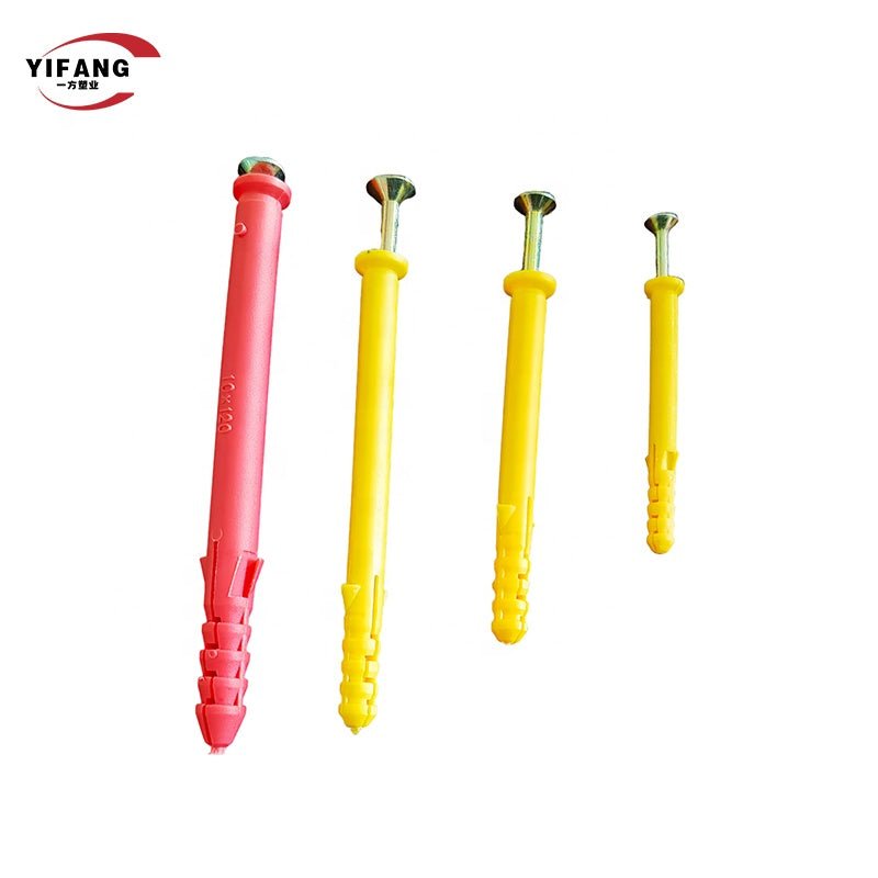 Bu lông nở nhựa 8mm tường khô màu vàng - Daisan Store