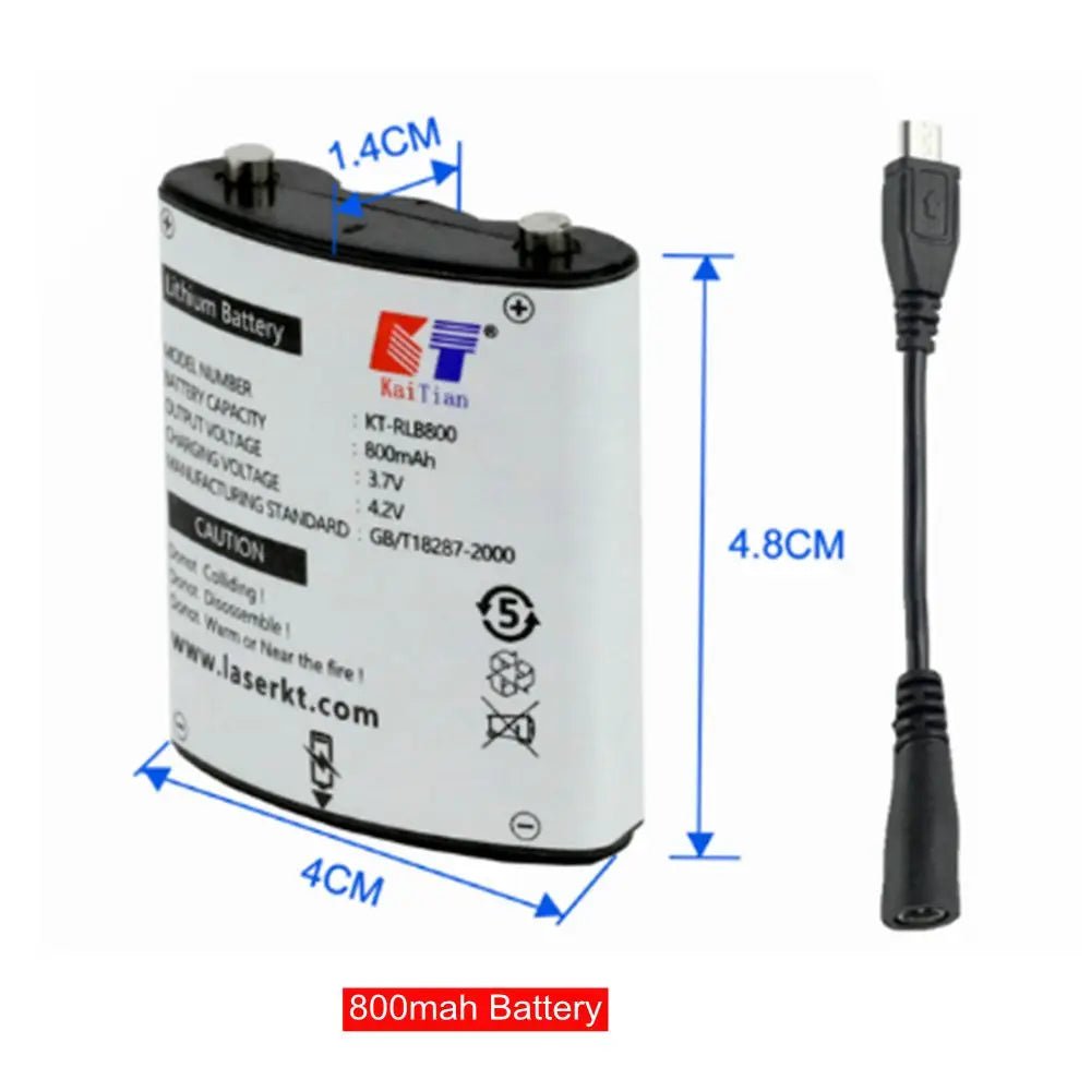 Bút Laser KaiTian 360 Độ Xanh Đỏ Pin Lithium - Daisan Store