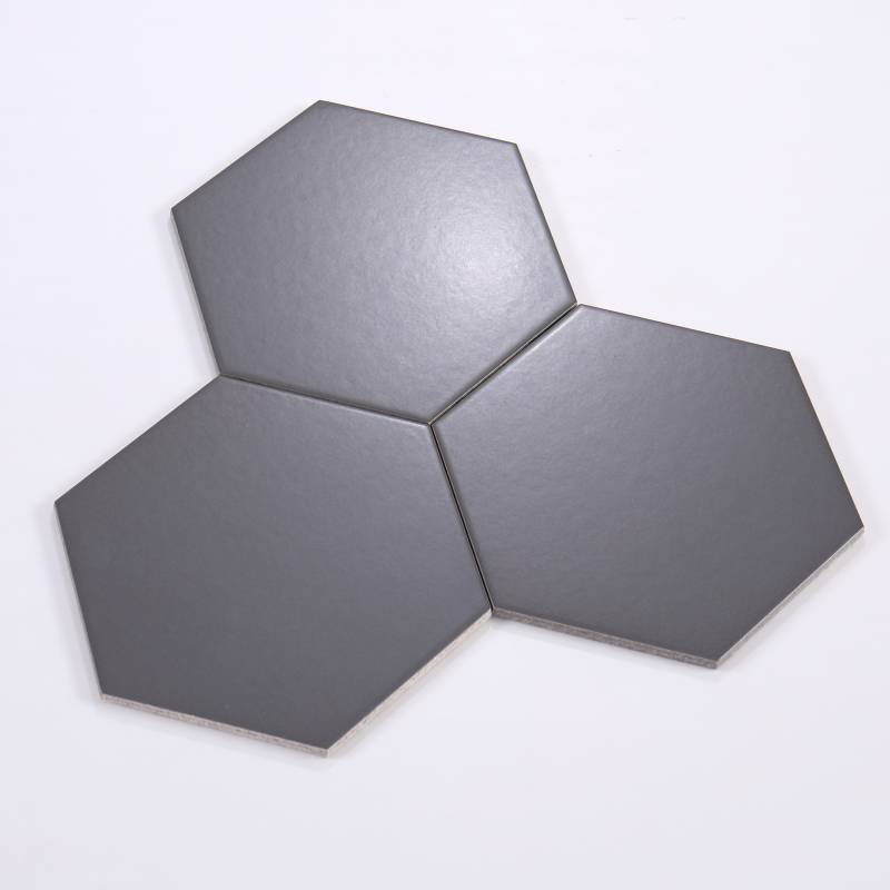 Gạch lục giác xám đậm 200x230x115mm NGL_M23203