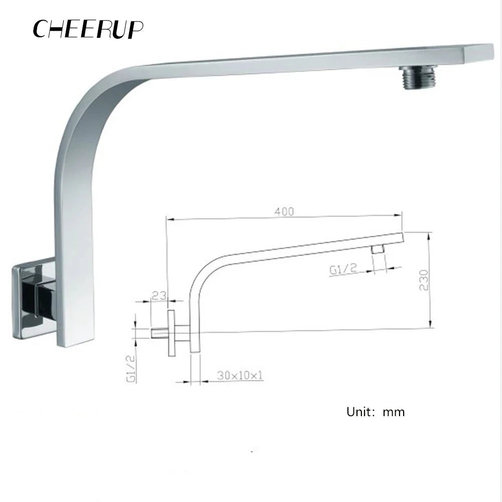 Cánh Tay Vòi Sen Đồng 40cm - Phụ Kiện Phòng Tắm - Daisan Store