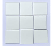 Gạch Mosaic Gốm Vuông Màu Trắng MHT99