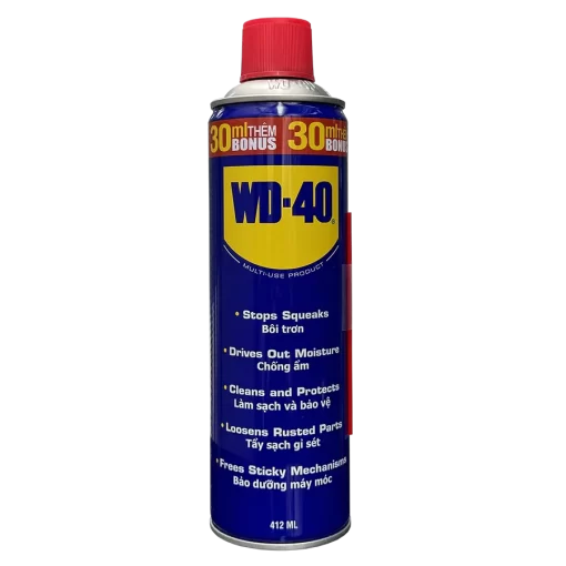 Chai Xịt Chống Rỉ Sét Bôi Trơn WD-40 412ml