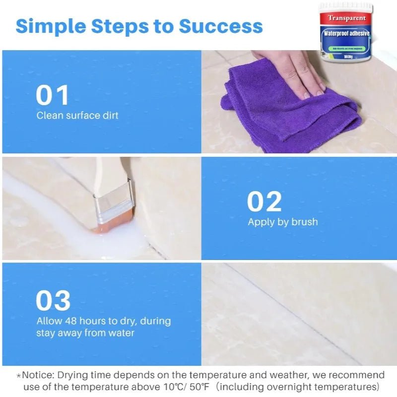 Chất Chống Thấm Trong Suốt Dán Keo Chống Rò Rỉ 30g - Daisan Store