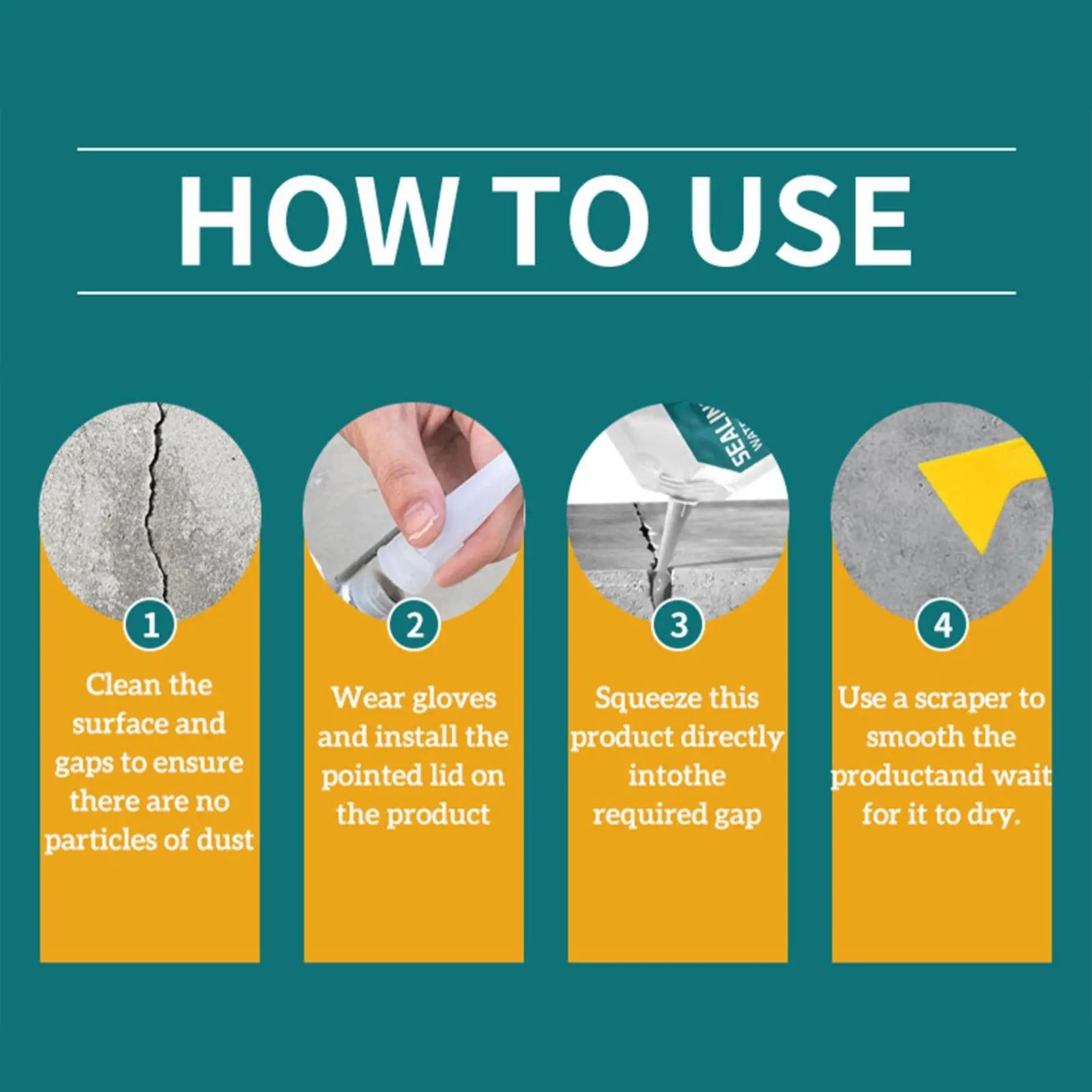 Chất Trám Khe Chống Thấm 500ML - Khô Nhanh & Bền Bỉ - Daisan Store