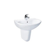 Chậu lavabo treo tường LHT240CS chân lửng LHT240CSW - Daisan Store