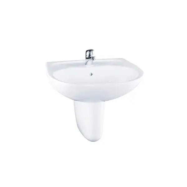 Chậu rửa mặt lavabo chân lửng LHT236CSW LHT236CSW - Daisan Store