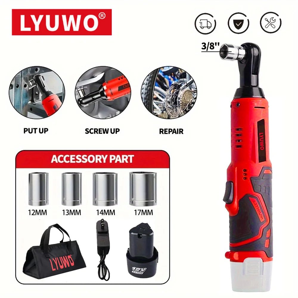 Co Le Dien Goc 90 Do 12V Pin Lithium Nho Gon Cho Khoang Hep - Daisan Store